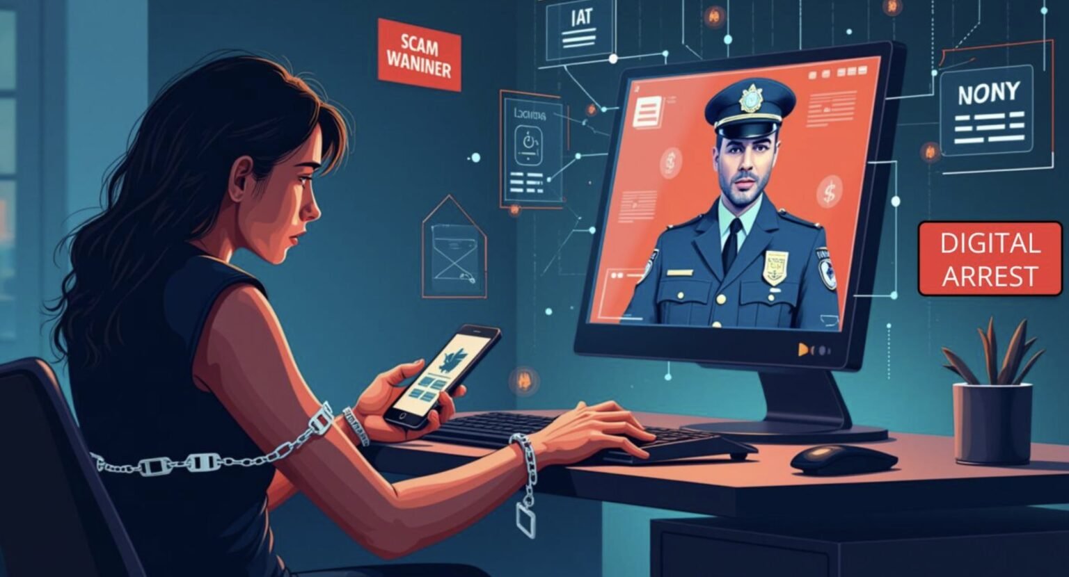 Spine-Chilling ‘Digital Arrest’: Elderly Woman Duped of Rs 20 Crore Over 68 Days Spine-Chilling ‘Digital Arrest’: Elderly Woman Duped of Rs 20 Crore Over 68 Days